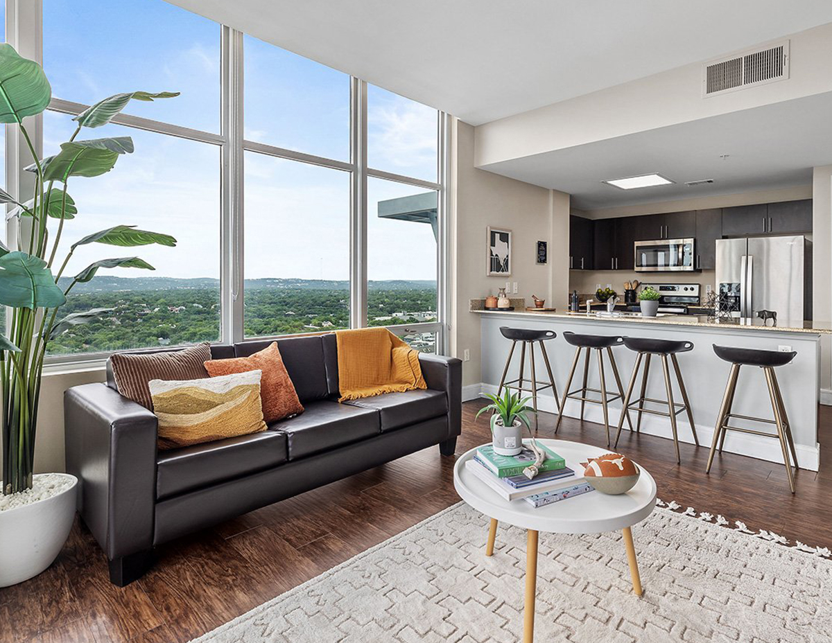 furnished living space
